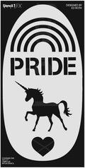 Stencil1 - Pride Makeup Stencil Durable Quality Reusable Stencils for Costumes, Dress Up, Halloween, Cosplay, Face Painting, Raves, Festivals