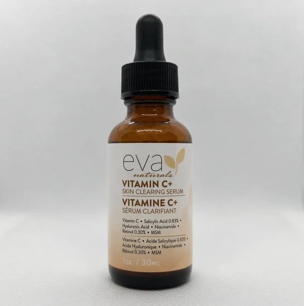 Vitamin C Serum for Face with Retinol (0.30%) & Salicylic 0.83% + Hyaluronic | Skin Refining Facial Serum for Uneven Tone, Texture & Hydration | Lightweight Daily Skincare for All Skin Types