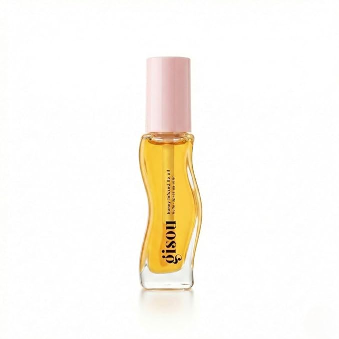 Gisou Glow All The Way Hair & Lip Gift Set: Lip Oil, Hair Mask, Oil & Perfume