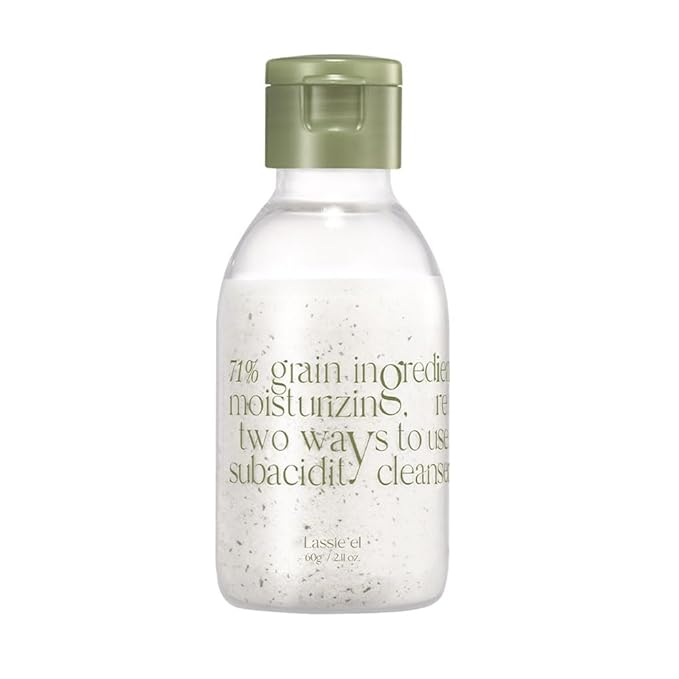 Lassie'el Enzyme Oat Scrub Powder Wash 50g / deep-cleansing Enzyme Wash / Made with EWG green grade ingredients