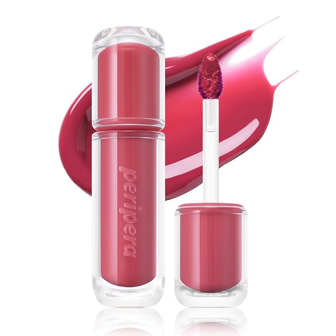 Peripera Mood Glowy Tint, Watery Glow Finish, Buildable Fresh Color, Lightweight, Long-Lasting, Non-Sticky, Korean Lip Tint (19 CHERRY SO WHAT)