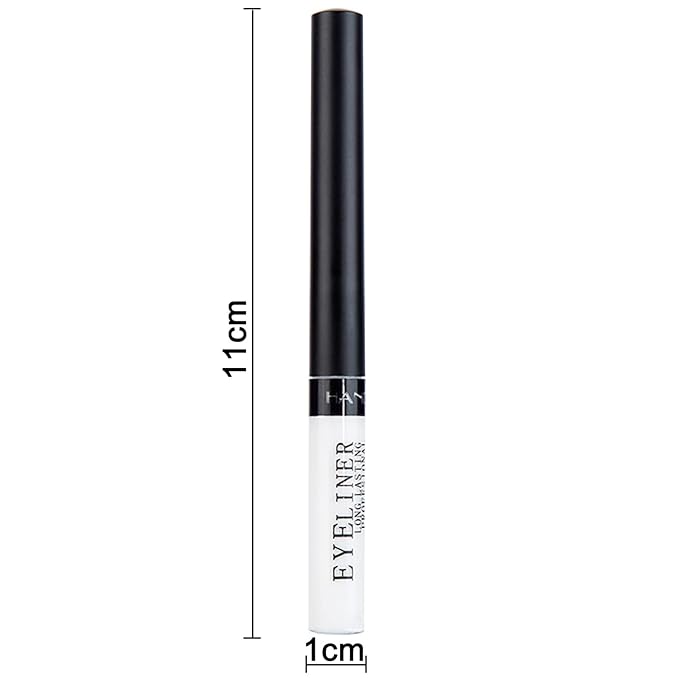 Liquid Eyeliner, Matte Colored Eyeliners, White Eyeliner, White Black Red Brown Green Purple Waterproof High-pigmented Colorful Eyeliners Eye Makeup,1PC White