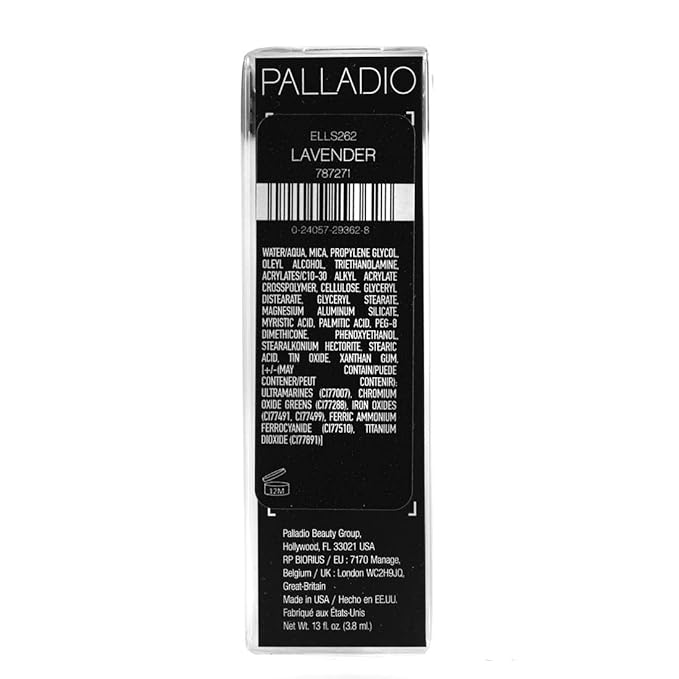 Palladio Liquid Eyeliner, Highly Pigmented and Waterproof, For Intense Eye Definition, Smear-proof Eyeliner Liquid, Includes Easy Grip Wand and Felt Tip Applicator, Lavender
