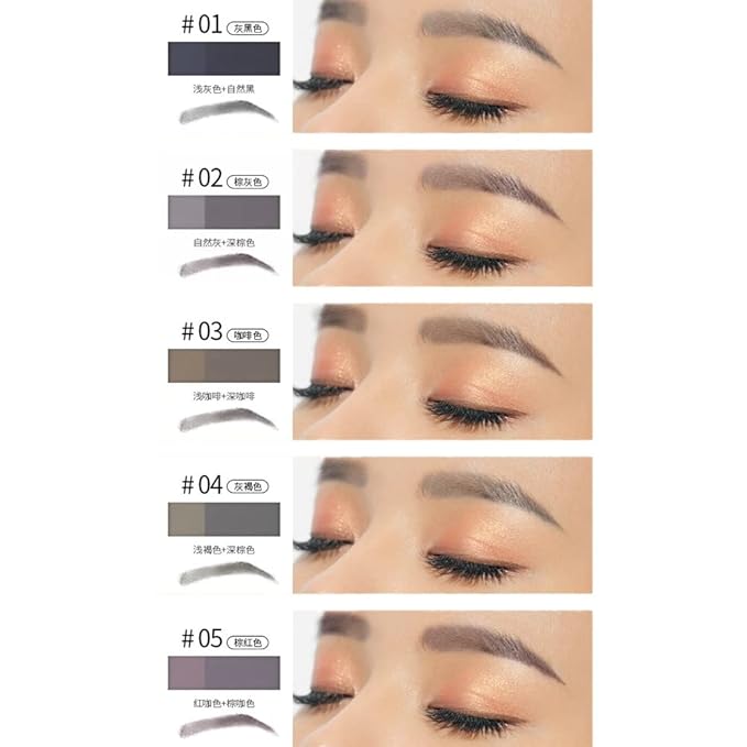 SNOVO Professional eyebrow Palette Eyebrow makeup is available in 5 colors (04# Taupe)