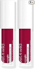 wet n wild Mega Glo Lip & Cheek Color, Creamy Berry Stain, Buildable Multi-Use Soft Matte Finish, Vegan & Cruelty-Free - Berry True (Pack of 2)
