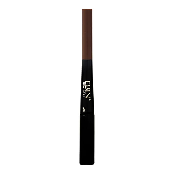 EBIN NEW YORK Secret of Pharaoh Dual Eyebrow Pencil & Mascara Natural Espresso | 2-in-1 Brow Pencil & Gel | Water-Resistant, Long-Lasting, Natural Finish | Vegan & Cruelty-Free