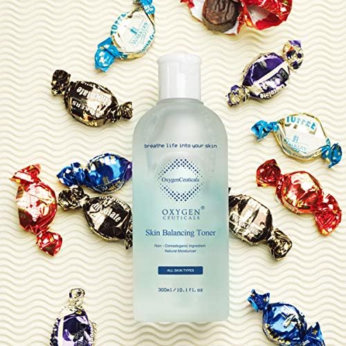 OxygenCeuticals Skin Balancing Toner – Hydrating & pH Balancing Facial Toner with Centella, Lavender & Freesia Extracts, Improves Skin Texture for Oily & Combination Skin 10 fl.oz (300ml)