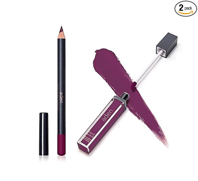 Lipstick for Women & Lip Liner Pencil – Liquid Matte Lipstick Long Lasting – Lip Combo Sets with Lip Stain Long Lasting Waterproof & lip liner stain – Lip Kit Pigmented-Non Smudge-Made in Italy 27