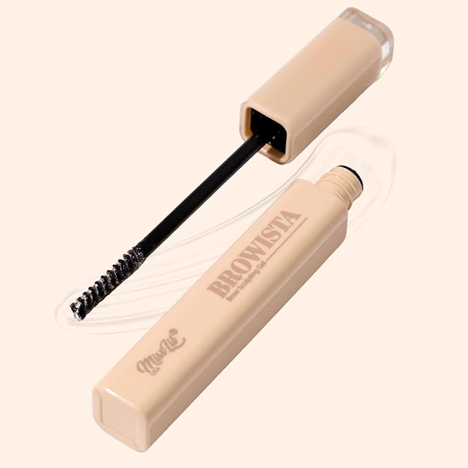 MISS LIL USA BROWISTA Eyebrow Gel – Strong Hold Brow Gel, Clear, All Day Wear, Long-Lasting, Flake-Free Lightweight Formula, Natural Finish