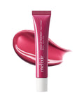 Melixir Vegan Lip Treatment, Sheer Tinted Lip Balm for Instant Hydration & Shine, Moisturizing Lip Gloss, Infused with Vegan Collagen & Jojoba Oil, Cruelty-Free, Korean Skincare-4 Berry(0.5oz/15g)