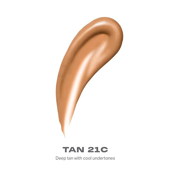 Morphe Lightform Dewy Foundation - Extended Hydration Foundation Makeup with a Lasting, Natural Radiant Finish - Long-Wearing Formula with Buildable, Medium Coverage - Tan 21C (1.01 fl oz)