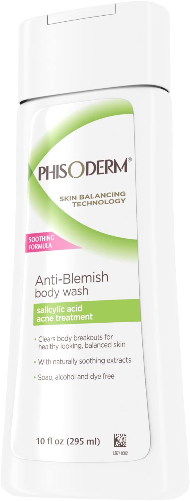 pHisoderm Anti-Blemish Body Wash for Acne, 10 fl oz Bottle