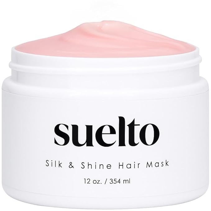Suelto – Deep Nourishing Conditioning + Shine Therapy for Dry, Frizzy, or Damaged Hair – Strengthening Protein Boost – Salon-Quality Results After One Use 12 Fl. Oz