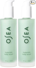 OSEA Hyaluronic Body Serum - 4oz - Fragrance-Free, Hypoallergenic & National Eczema Association Approved - Ultra-Hydrating Serum for Sensitive Skin and All Skin Types (Pack of 2)
