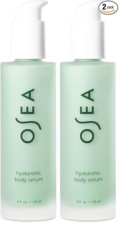 OSEA Hyaluronic Body Serum - 4oz - Fragrance-Free, Hypoallergenic & National Eczema Association Approved - Ultra-Hydrating Serum for Sensitive Skin and All Skin Types (Pack of 2)