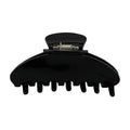 Luxury Black Claw Clip for Women | Our Large 4 Inch Hair Clip Creates Beautiful Half Ups, Secure Updos & Chic Daily Styles | Premium Acetate Claw with Secure Hold & Snag Free Teeth for Easy Styling