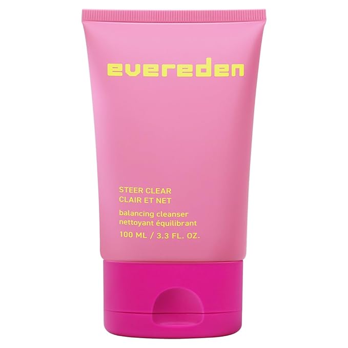 Evereden Steer Clear Balancing Jelly Cleanser for Teens: Clean & Vegan Teen Skin Care for Oily & Pimple-Prone Skin - Pre Teen Face Wash - Gently Cleanses Pores Without Drying - Tweens 10-12 and Beyond