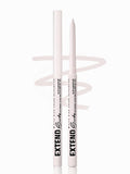White Gel Glitter Eyeliner Pencil, Metallic Waterproof Smudge-Proof Creamy Retractable Smooth Eye Liner pencil, Hypoallergenic Long Lasting Eyeliner Brightener Pen Crayon Eye Makeup Gift for Women#01