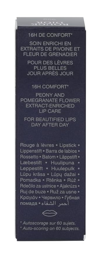 Christian Dior Rouge Dior Couture Lipstick - 999 Matte Lipstick (Refillable) Women 0.12 oz