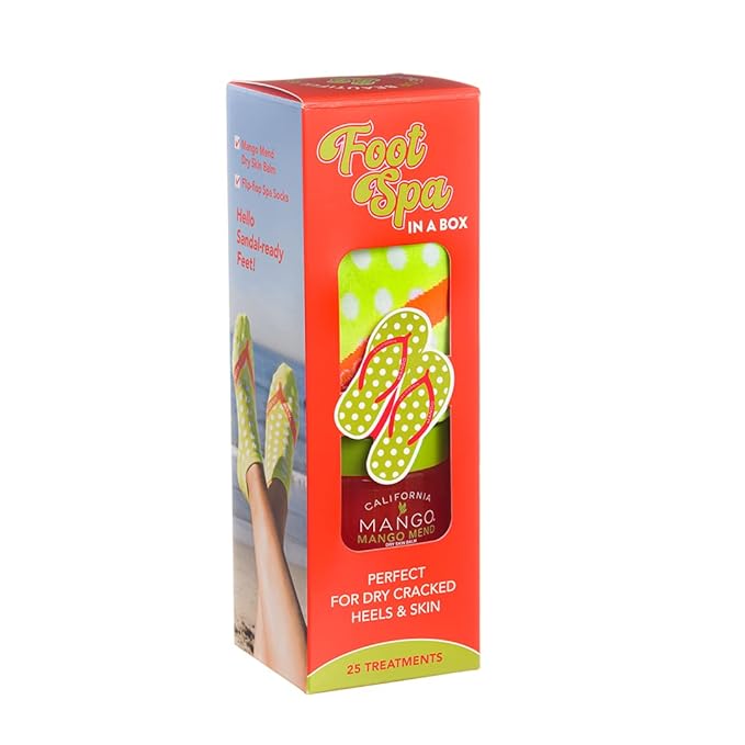 California Mango California Dreaming Foot Spa Kit for Cracked Heel Repair