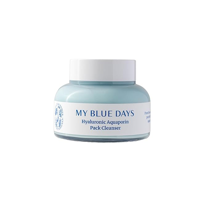 Hyaluronic Aquaporin Pack Cleanser, Hydrating Gentle Face Wash for Dry & Sensitive Skin, Korean Skincare, 5.07 fl oz / 150 ml