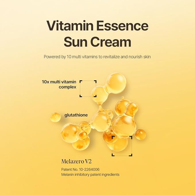 athé Vegan Relief Sun Essence SPF 50+ Broad Spectrum – Ectoin + Glutathione + 8-Vitamin Nourishing UV Essence | Niacinamide & Beta-Glucan | Vegan K-Beauty | 1.69 fl.oz