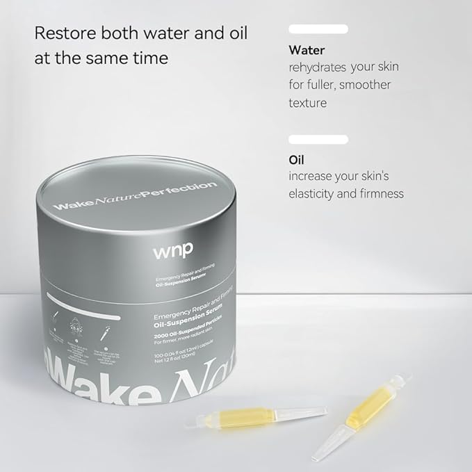 WNP collagen Serum Anti Aging,Oil-Suspension Serum|Barrier repair Firming Emergency Repair|WaterOilBalance| 4D hyaluronic acid|Single-Use Vials Skincare for Sensitiveskin 100pcs