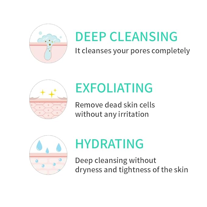 O'CLEARIEN] Enzyme Cleanser 60g / 2.11oz | Powder Wash, Low PH, Make Up Remover for Sensitive Skin, Non-irritating, Reducing Pores, and Acne