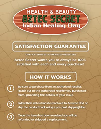 Aztec Secret – Indian Healing Clay – Deep Pore Cleansing Facial & Body Mask – The Original 100% Natural Calcium Bentonite Clay – New Version 2-32 Oz (Pack of 1)