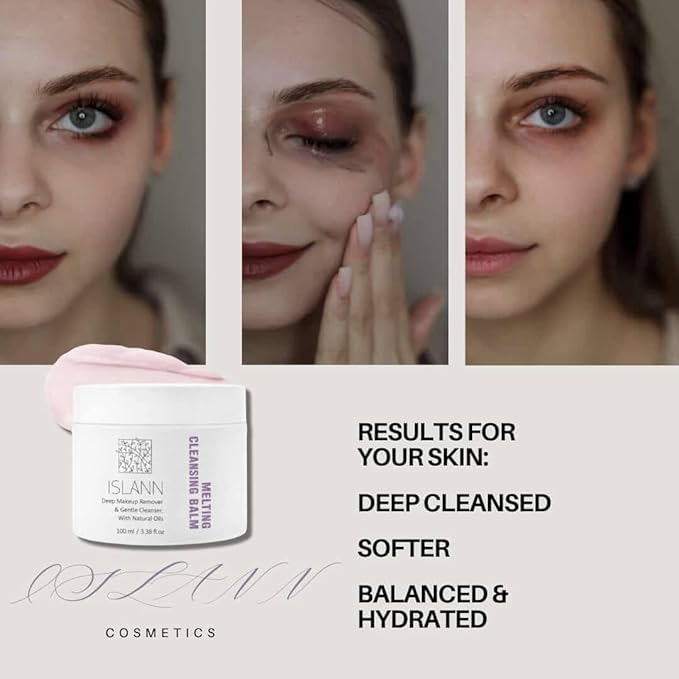 Melting Cleansing Balm 3.38 fl.oz / 100ml, K-Beauty Inspired Double Cleansing, Gentle Vegan Makeup Remover & Oil Cleanser, Clean Balm, Face Cleanser, Oil Based Cleanser