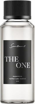 Scentiment The One Diffuser Oil – Smoky Leather & Sandalwood – Warm, Spiced Luxury Hotel Scent – Cardamom, Lemon & Cinnamon Fragrance Oil – 4.06 fl oz (120 mL)