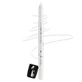 White Eyeliner Pencil,Smudge-proof Waterproof Long Lasting Eye Liner, High-Pigmented Smooth Creamy Formula for Mature Women, Eyes Makeup Pen Includes Sharpener-#02White