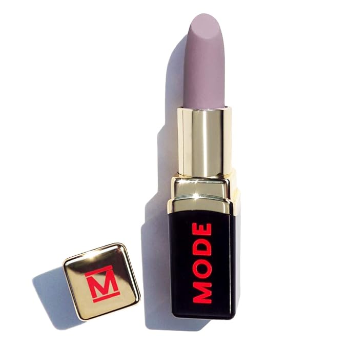 MODE Greige Lipstick Virgin Matte Areni Noir POSITIVE CHAOS Long Lasting Pigment Rich Lip Color, Nourishing Natural Skincare Fruit Oils, Organic Shea Butter, Cruelty Free
