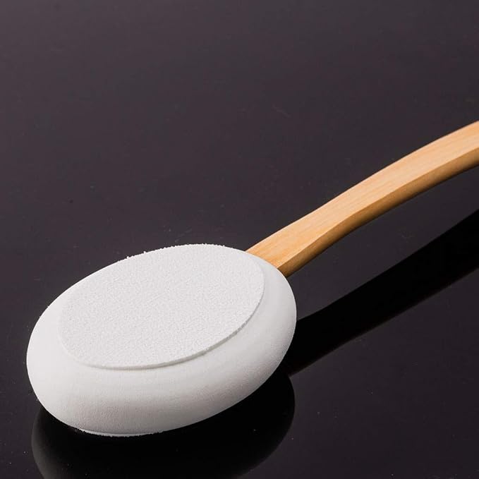Toem® Lotion Applicator For Back | Easy Reach | Lotion | Cream | Sunscreen | Self Tanner | For All Skin Types | Includes 1 Applicator Handle, 4 Pads & 1 Hook (4 Pads)