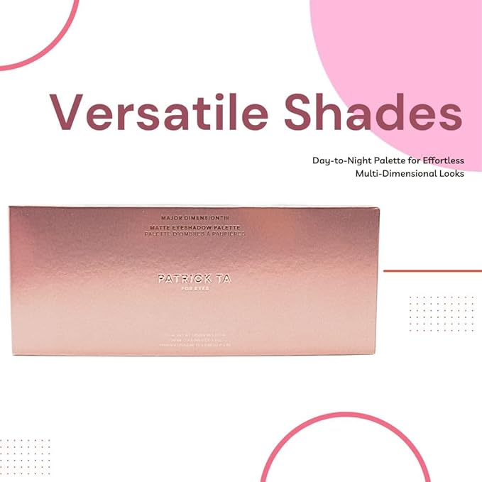 PATRICK TA Major Dimension III Matte Eyeshadow Palette