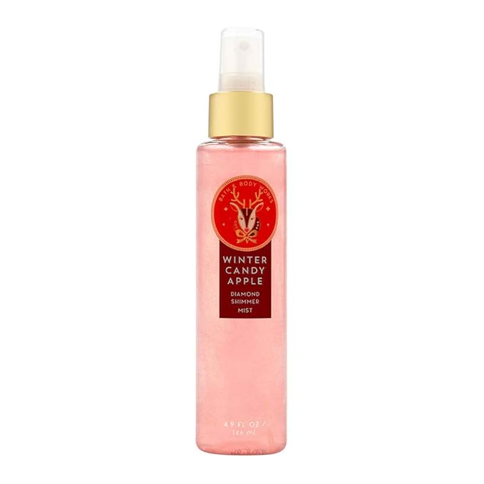 Bath & Body Works Winter Candy Apple Diamond Shimmer Mist, 4.9 Ounce