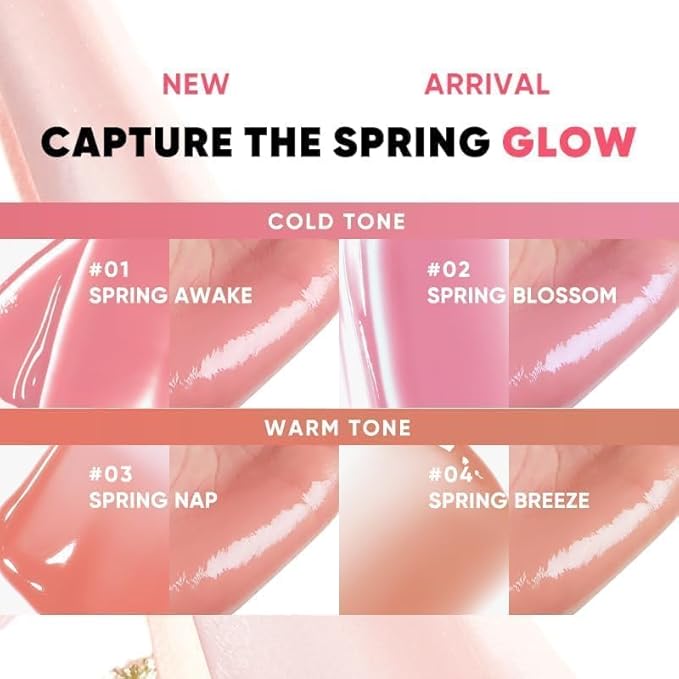 JUDYDOLL Glow Blush Balm,85% Essence-Infused,Hydrating, Buildable&Non-Patchy Cheek Color with Puff,Dewy Finish,Lightweight Blush for Cheeks, Cool Toned Blush (02 Spring Blossom)