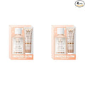 Hempz Frosted Glow Kit, Illuminating Mini Body Lotion and Shimmer Lip Gloss Duo, Limited Edition Glitter Gift Set, 2.25 oz and .44 oz (Pack of 2)