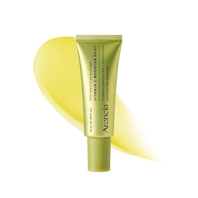 Arencia Vitamin C Booster Shot Serum with Glutathione, Niacinamide and Vitamin E for Dark Spot Care, Fine Lines & Wrinkles, Glass Skin, Korean Skincare 10ml/0.33 fl.oz