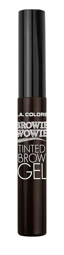 L.A. COLORS Browie Wowie Tinted Brow Gel, Dark Brown CBG413 (Pack of 2)