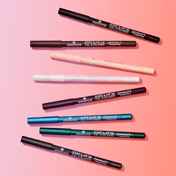 essence | Stay & Play Gel Eyeliner | Super Soft Gel-like Texture | Waterproof & Longlasting | Vegan & Cruelty Free (05 Verry Berry)