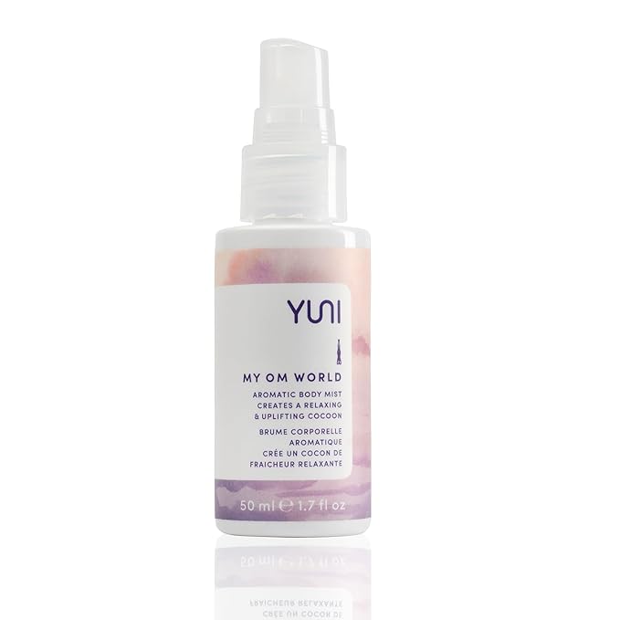 YUNI Travel Size Aromatherapy Body Mist | Essential Oil Spray for Stress Relief | Essential Mist Spray | Bergamot & Neroli | Body Spray