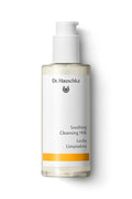 Dr. Hauschka Soothing Cleansing Milk, Sensitive Skin pH Balanced Facial Cleanser & Make Up Remover for all skin types, Certified Natural, 4.9 Fl Oz