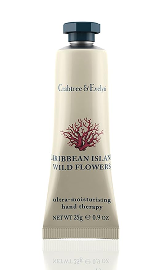Crabtree & Evelyn Caribbean Island Wild Flowers Ultra-Moisturising Hand Cream Therapy, 0.90 oz