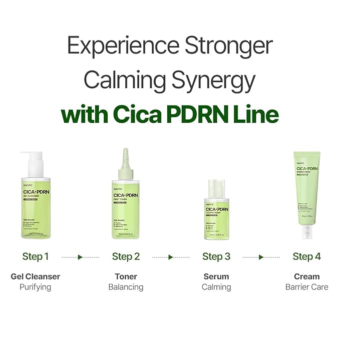 NACIFIC Cica PDRN Barrier Repair Cream, Korean Moisturizer with 76% Centella Asiatica, Skin Barrier Strengthening & Deep Hydration for Dry Sensitive Skin, Low pH Calming Face Cream, 1.76 oz (50g)