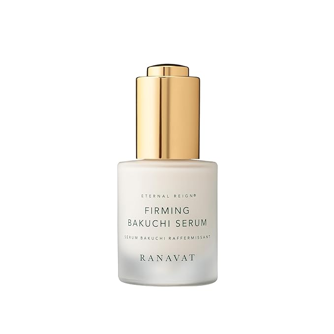 RANAVAT Firming Bakuchi Serum - Bakuchiol Serum with 8 Peptides & Vegan Growth Factors - Retinol Alternative - Ceramides - Face Serum for Visible Firming, Smoothing + Barrier Repair Support (1 Fl Oz)