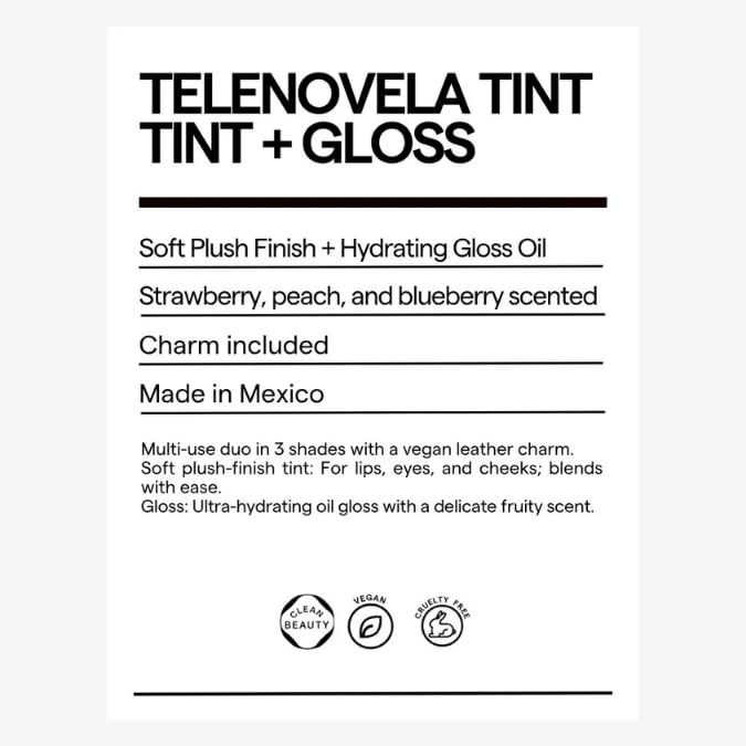 Sarelly Duo Telenovela 2-in-1 Tint & Hydrating Gloss, Florencia