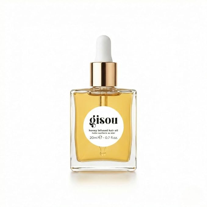Gisou Glow All The Way Hair & Lip Gift Set: Lip Oil, Hair Mask, Oil & Perfume