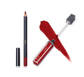 ADEN Liquid Lipstick+Lipliner Pencil Perfect Coverage For The WHOLE DAY Optimal Hydration MADE IN ITALY (14 Cranberry)