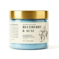 Nature Skin Shop Blueberry Whipped Sugar Scrub, 8oz Foaming Body Polish for Exfoliating & a Healthy Glow